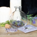 Glass Magic Spell Jar med Oppskriftshefte