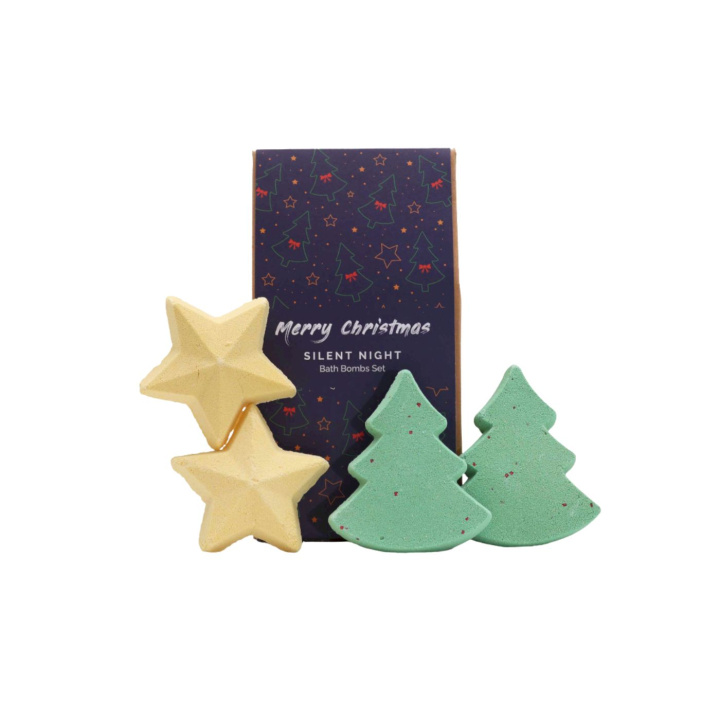 Gavesett Badebomber God Jul i gruppen Hud & Kropp / Bad & Spa / badebomber & Badeskum hos Rawfoodshop Scandinavia AB (XBB-02)