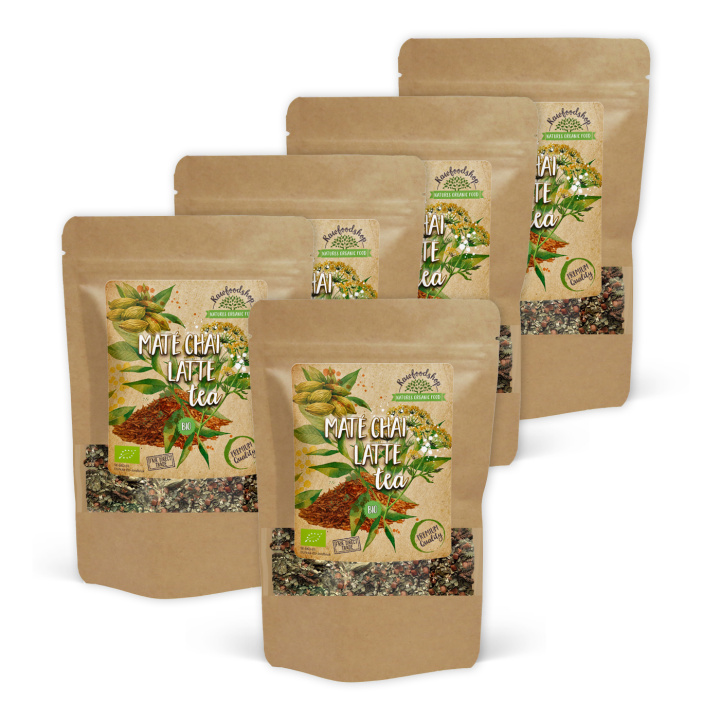 Chai Latte Maté-te ØKO 70 g x 5 stk i gruppen Råvarer & Drikke / Drikkevarer / Te hos Rawfoodshop Scandinavia AB (YM101770-SET5)