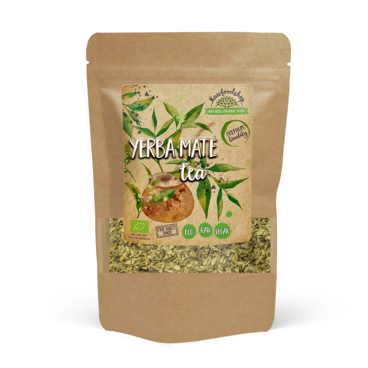 Yerba Mate Te ØKO 100g i gruppen Råvarer & Drikke / Drikkevarer / Te hos Rawfoodshop Scandinavia AB (YMT10)