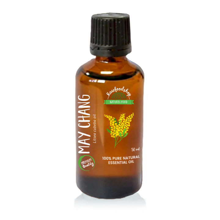 May Chang Eterisk Olje 50ml i gruppen Hud & Kropp / Naturlig DIY / Essensielle oljer hos Rawfoodshop Scandinavia AB (ZFN0245-2)